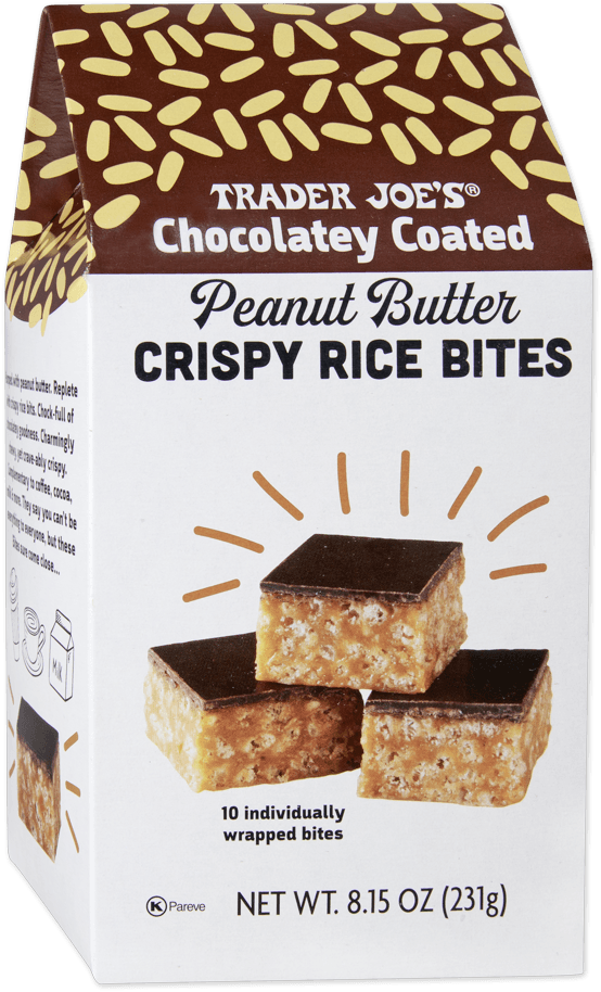 Chocolatey Coated Peanut Butter Crispy Rice Bites